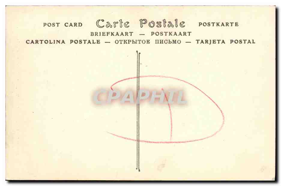CPA Deauville La Plage Fleurie Salle de spectacle du Casino  — Verso