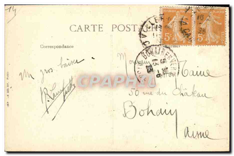 Deauville — Le Casino — F. Le Havre, n°418 — Verso
