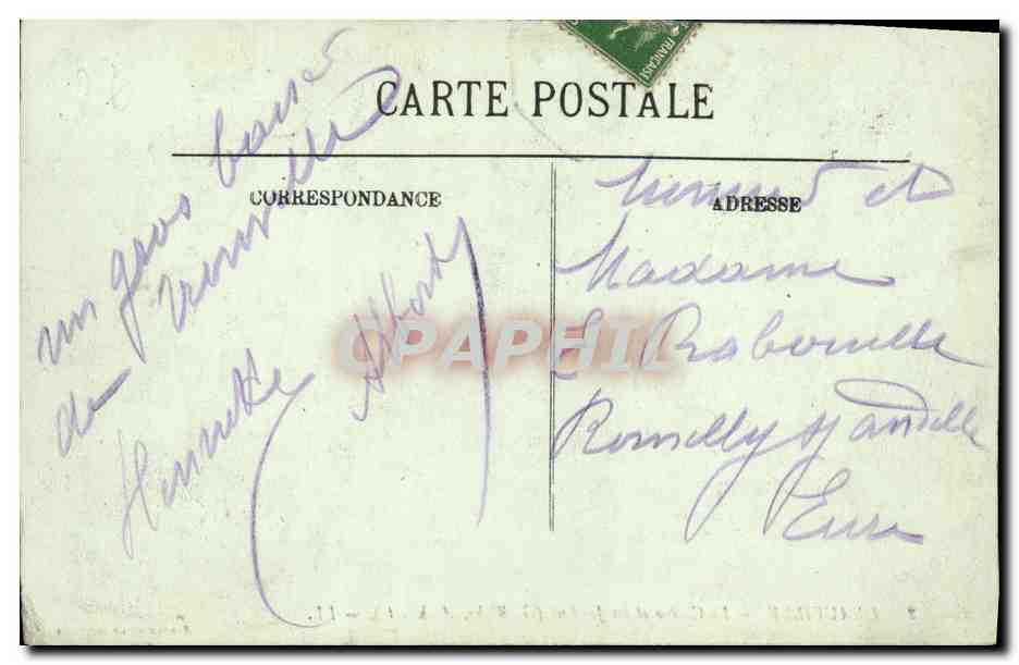 Deauville — Le Casino et les Jardins (G. Wybo, Architecte) — LL. — Verso