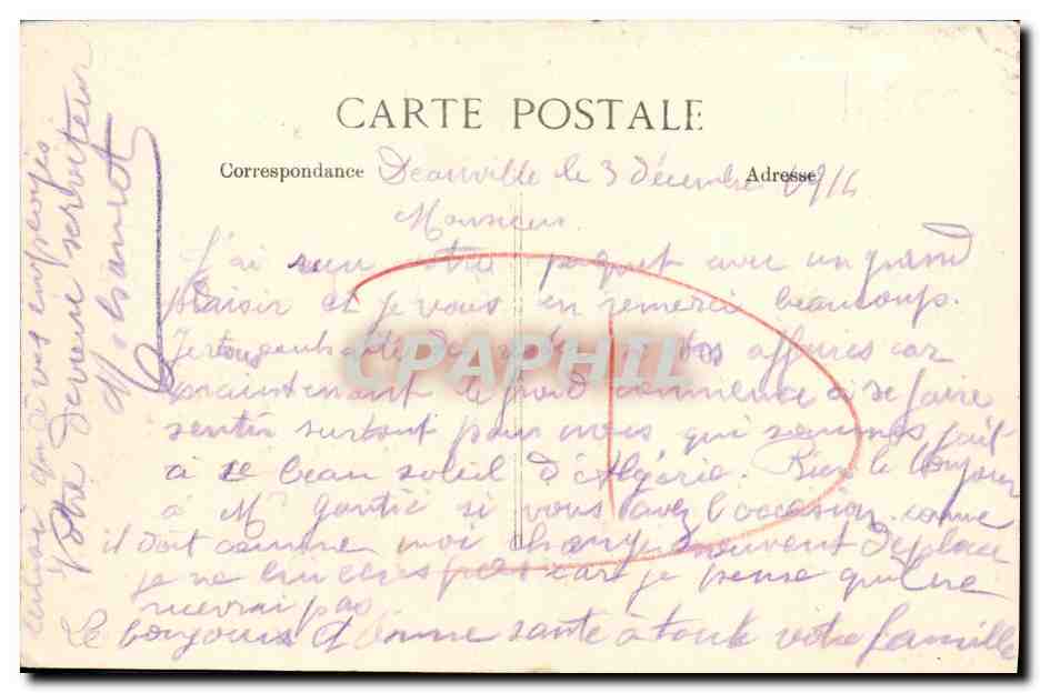 Deauville — Le Casino — G. Hybo, architecte — Verso