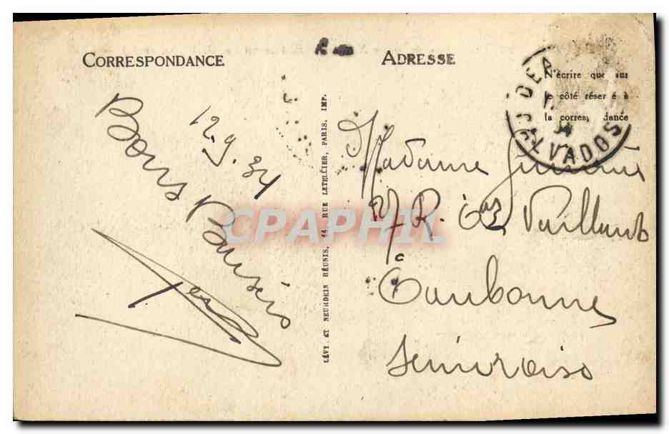 Deauville, la Plage Fleurie — Le New-Golf (E. Lecompte et G. Wybo, arch.) — Verso