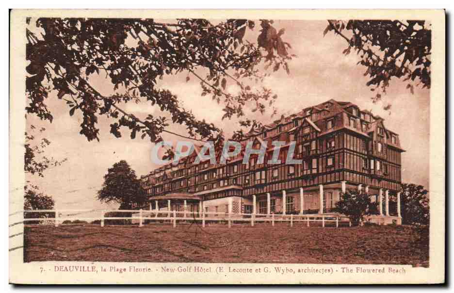 Deauville, la Plage Fleurie — New-Golf Hôtel (E. Leconte et G. Wybo, architectes)