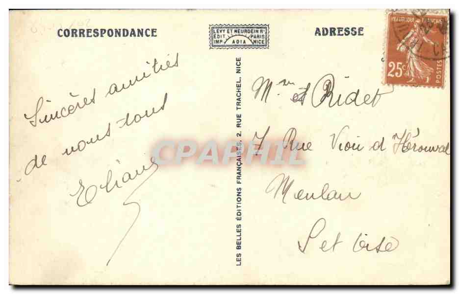 Deauville — Le Morny et Place Morny — CAP — Verso