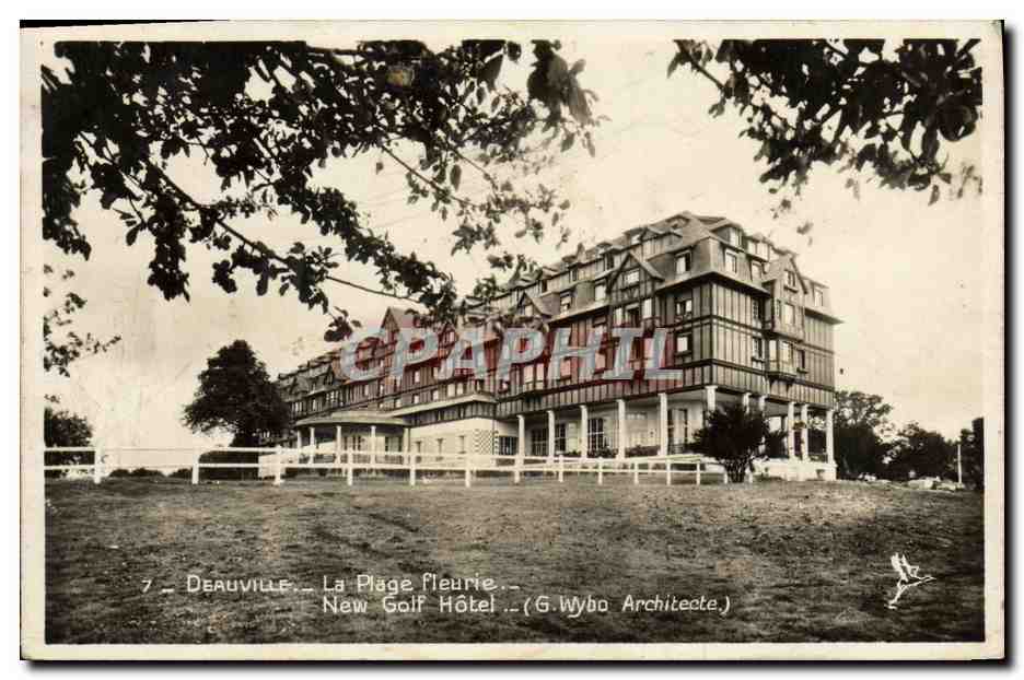 CPA Deauville La Plage Fleurie New Golf Hotel