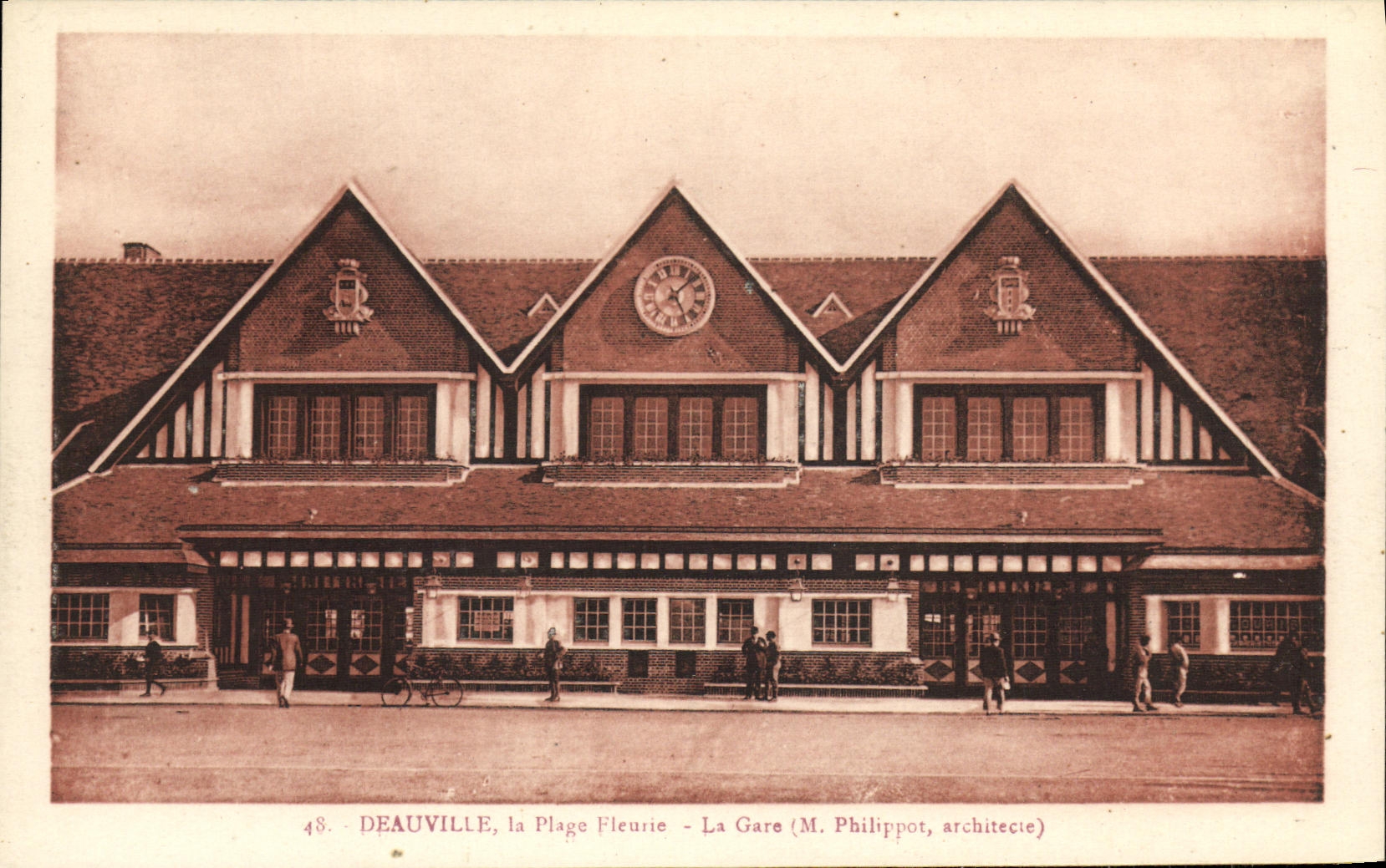 Deauville, die Blühende Strände - Die Station (M. Philippot, Architekt)