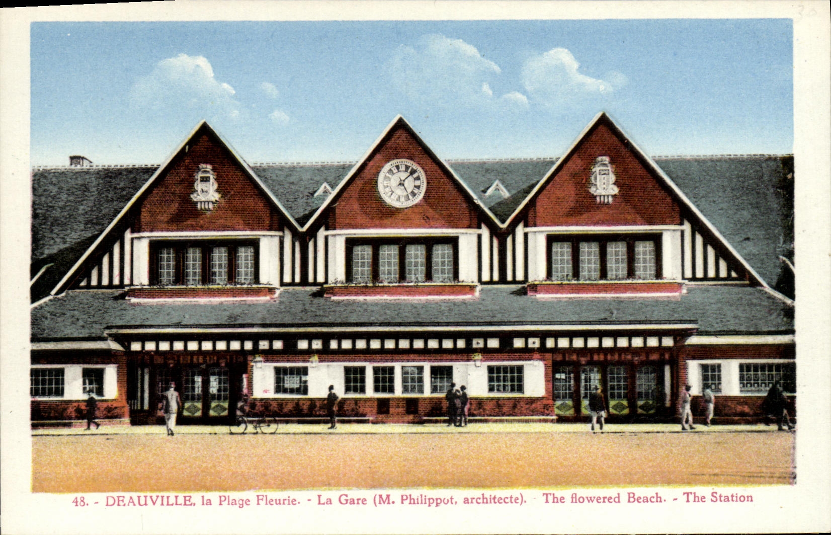 Deauville, la Plage Fleurie — La Gare (M. Philippot, architecte)