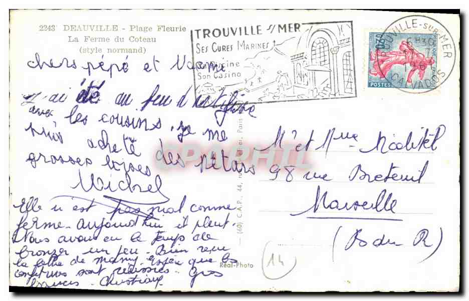 La Ferme du Coteau — style normand — Trouville-sur-Mer — Reverso