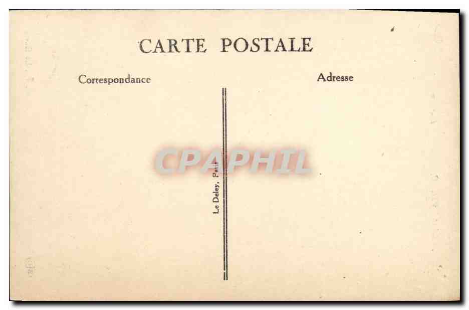 CPA Deauville L Eglise  — Verso