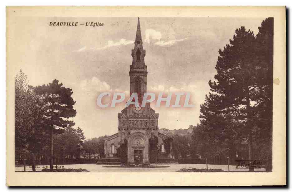 Deauville — L'Église — Éditeur L. Le Gendre