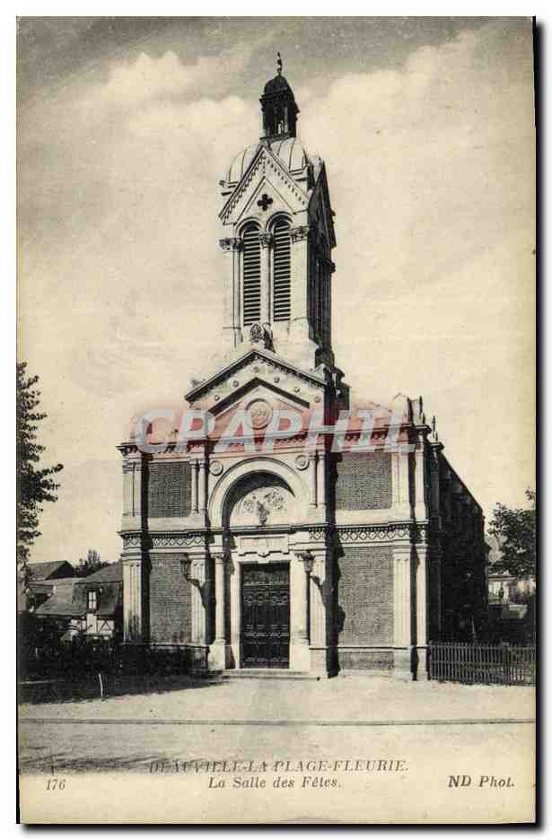 Deauville-La Plage-Fleurie — Das Saal der Veranstaltungen — ND Phot.