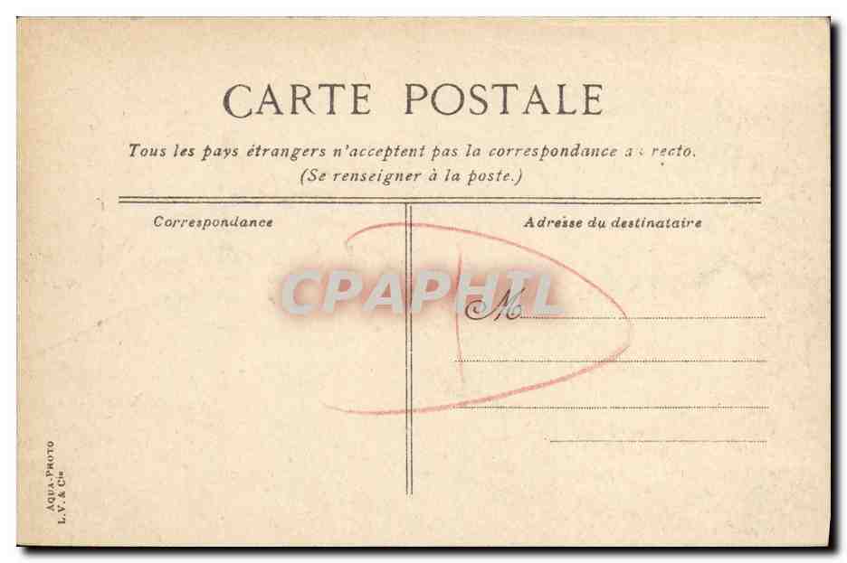 Deauville - La salle des fêtes — éditeur Aqua-Photo L.V. & Cie, n°8 — Verso
