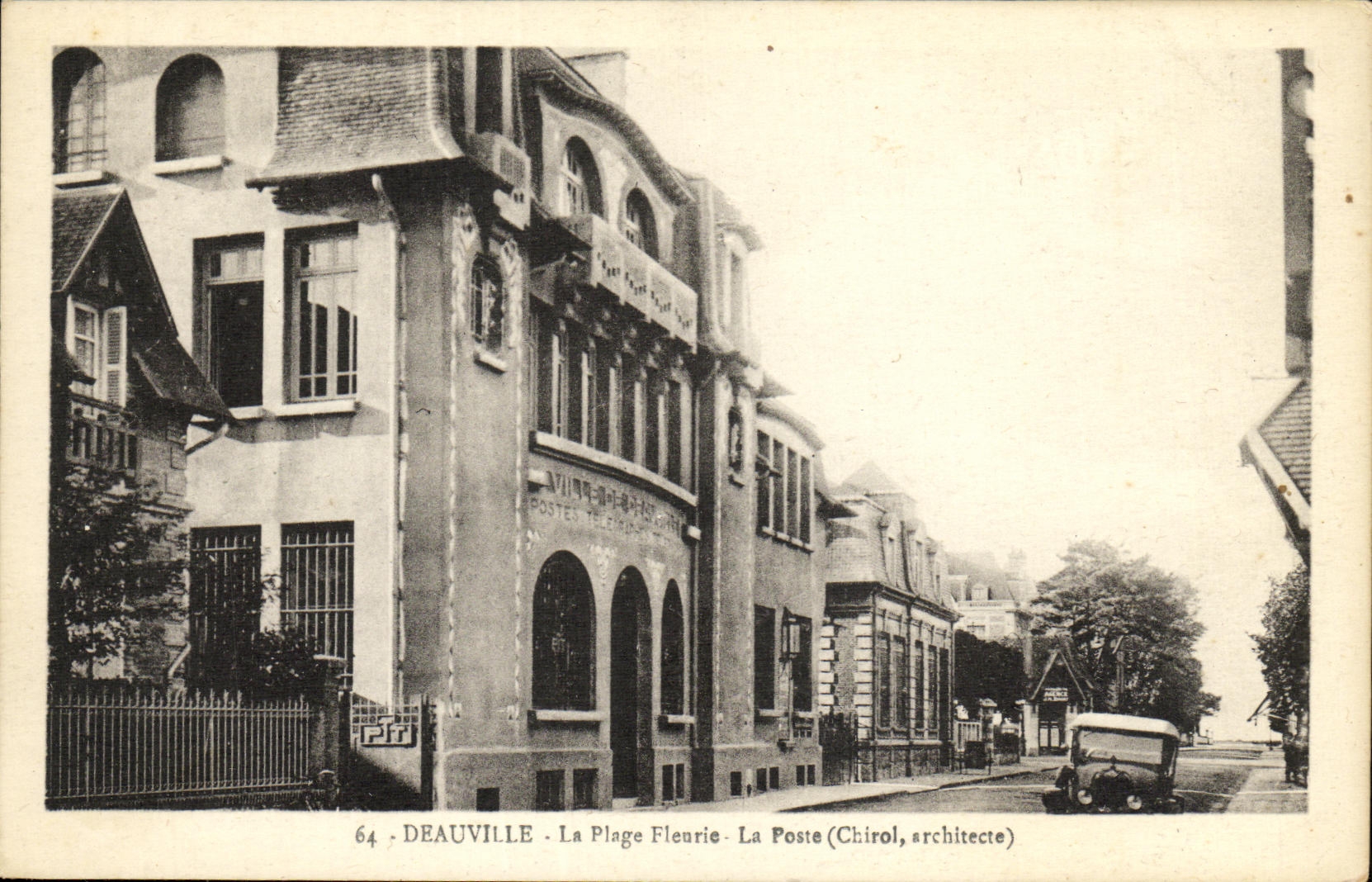 Deauville - La Plage Fleurie - Das Postamt (Chirol, Architekt)