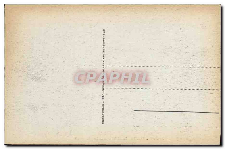 Deauville - Plage Fleurie - Coucher du Soleil — éditeur : Cie Alsacienne des Arts Impr. Franc. - Strasbourg, n° 266 — Verso