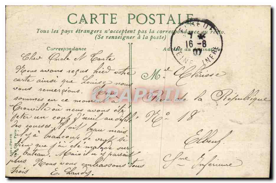 CPA Deauville Le Grand Les Courses La barriere de la pelouse Hippisme Chevaux — Verso