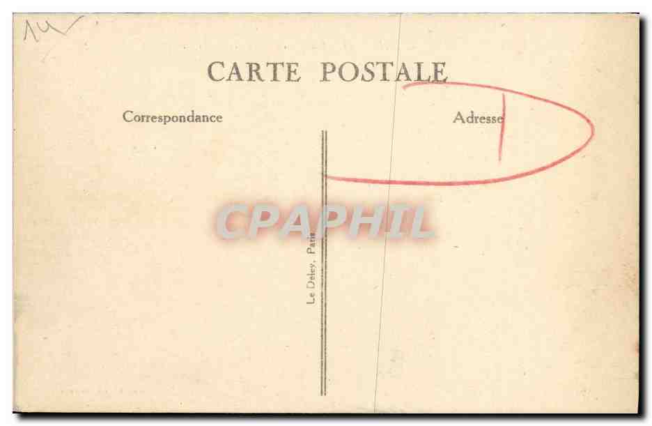 CPA Deauville Le Grand Les Courses Hippisme Chevaux — Verso