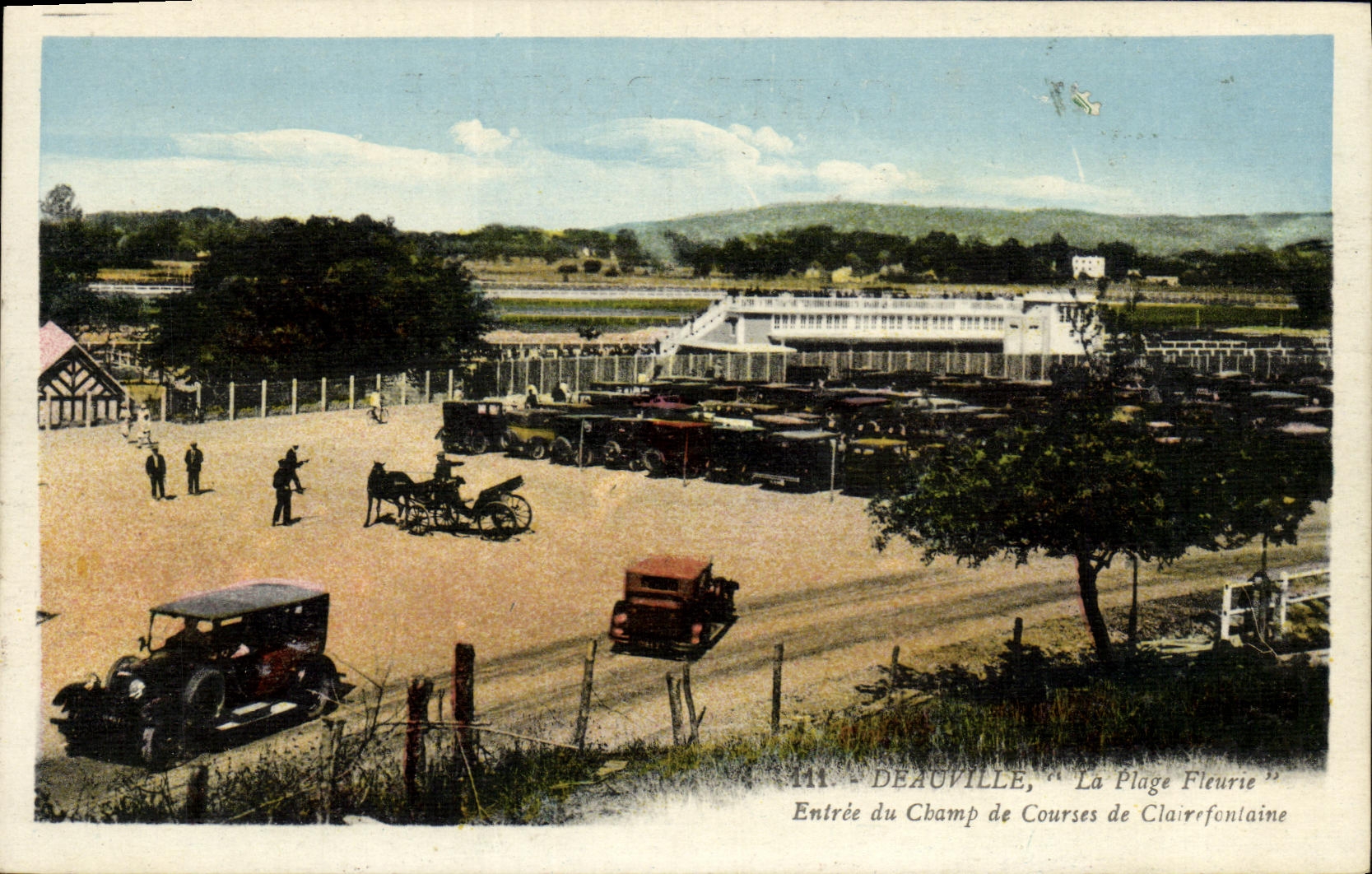 Deauville, "La Plage Fleurie" — Entrée du Champ de Courses de Clairfontaine — G. Arnaud, Nantes