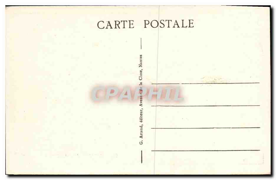 Deauville, "La Plage Fleurie" — Entrée du Champ de Courses de Clairfontaine — G. Arnaud, Nantes — Verso