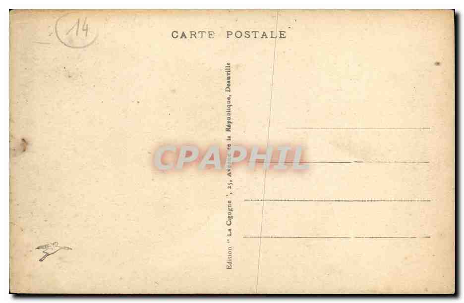 Deauville - La Plage Fleurie - L'Hippodrome - Le Pesage — Verso