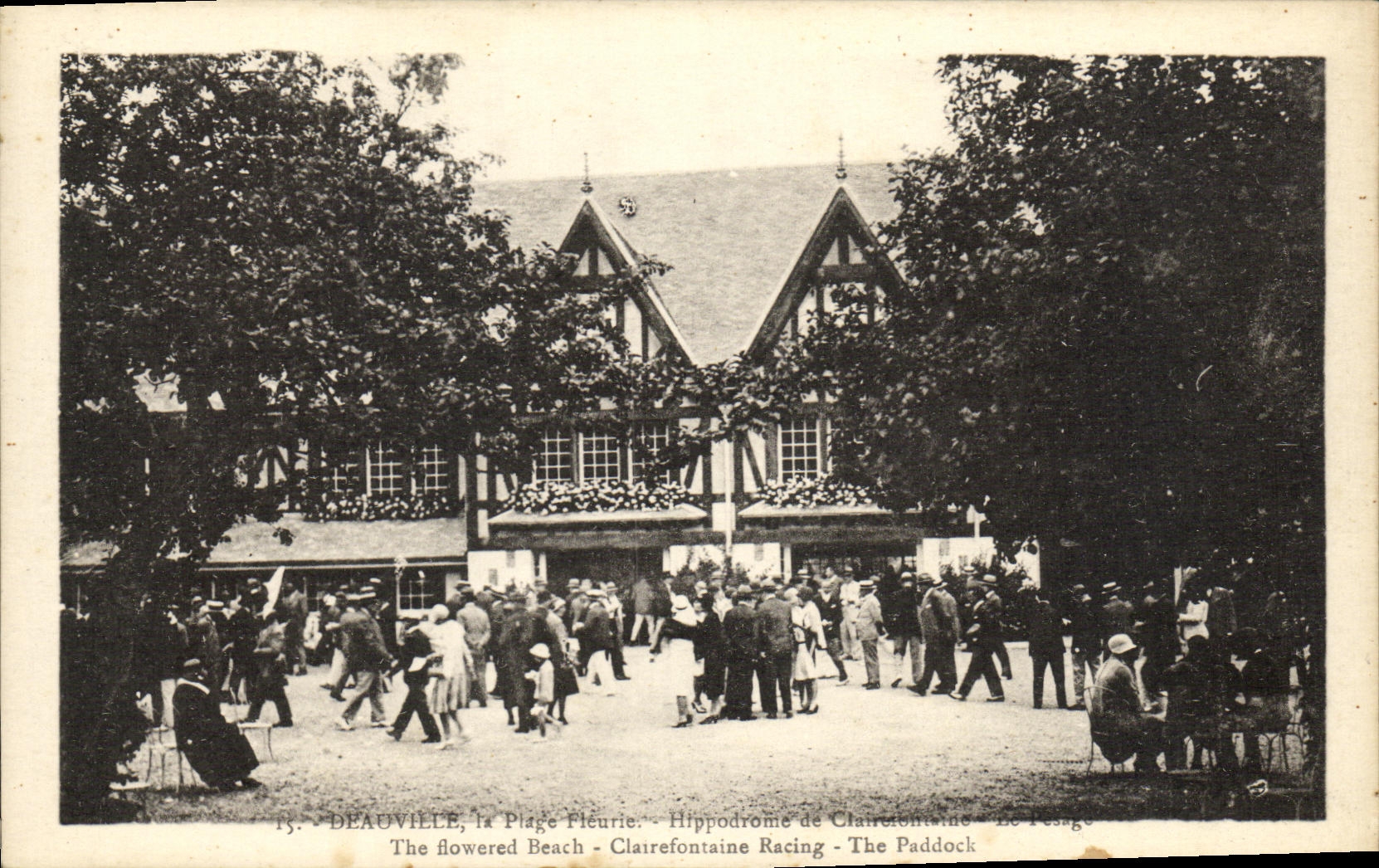 Deauville, The Flowered Beach - Hippodrome de Clairefontaine - The Paddock