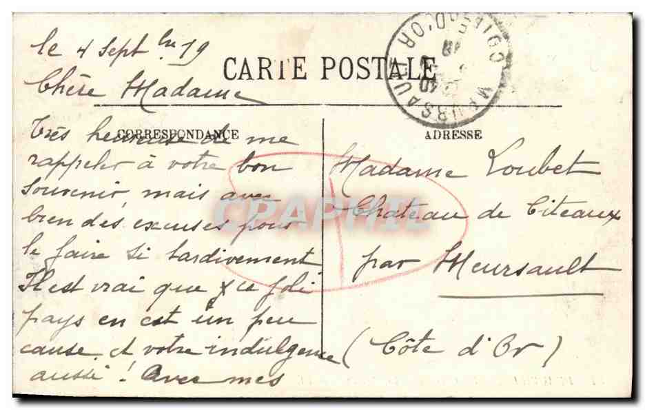 Deauville — Les Courses — Les Tribunes — LL. — Verso