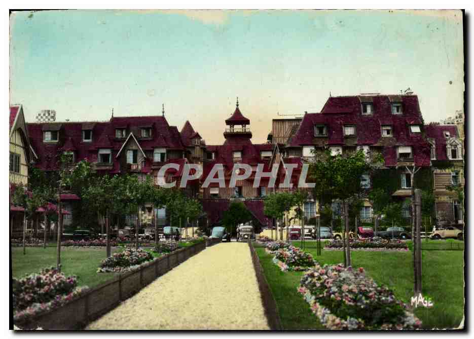 Deauville - Das "Normandy" — Ansicht vom Abfahrtsbahnhof — G. Réauteur, Nr. 114