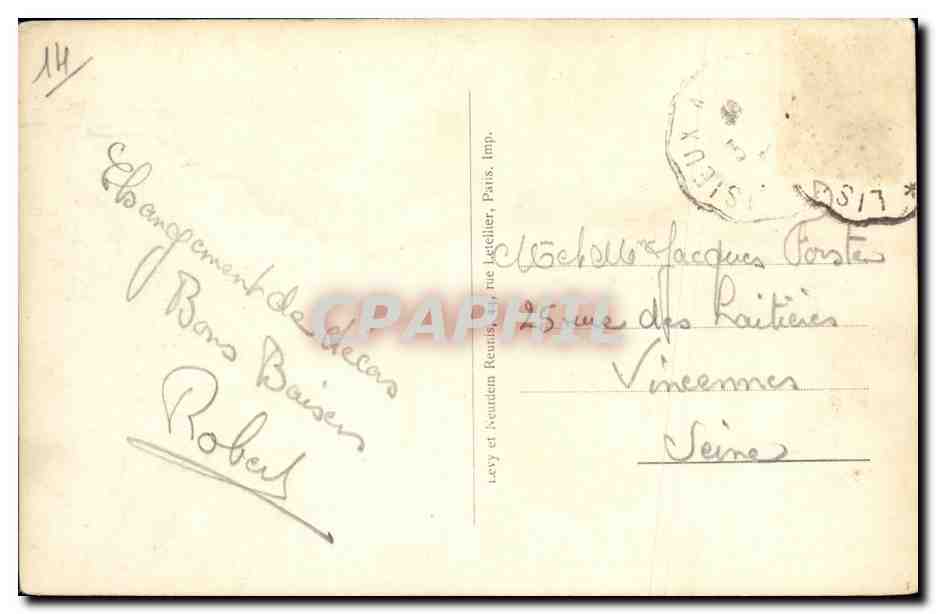 Deauville - Ansicht des Normandy-Hotels aus den Gärten — Th. Petit arch. — Rückseite