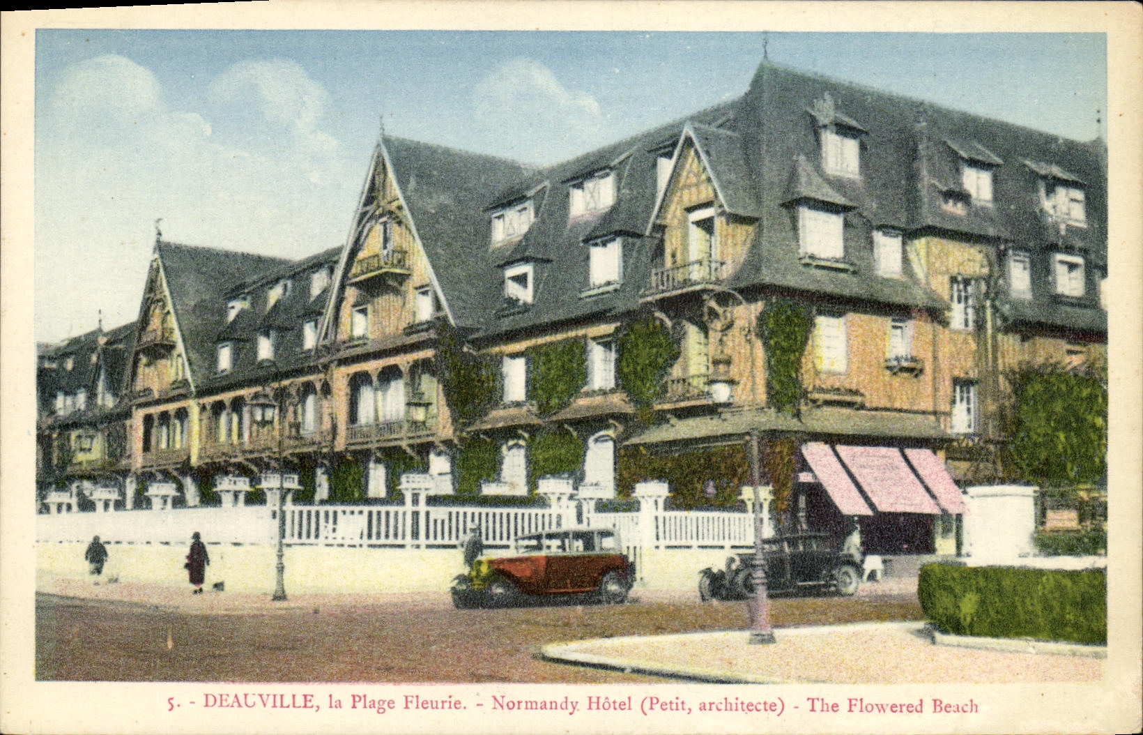 Deauville, la Plage Fleurie — Hôtel Normandy (Petit, architecte) — Édition « La Cigogne »