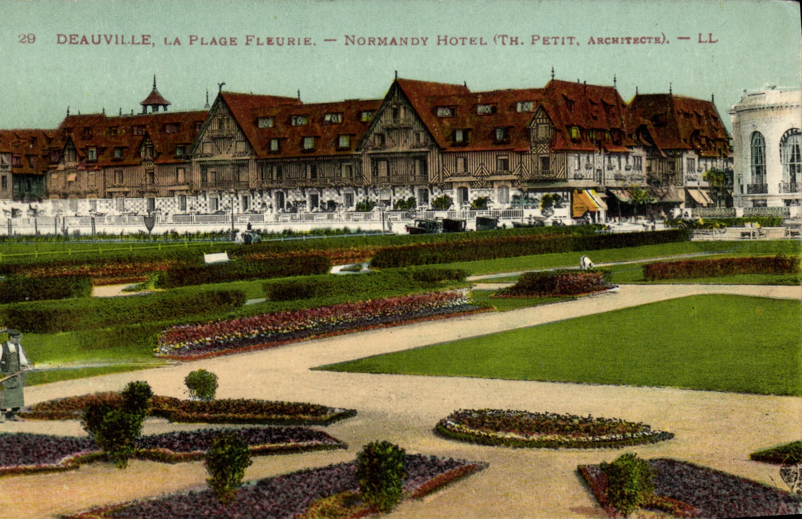 Deauville, La Plage Fleurie — Normandy Hotel (Th. Petit, Architecte) — LL