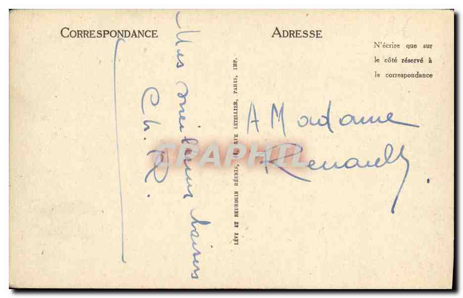 Deauville, La Plage Fleurie — Normandy Hotel (Th. Petit, Architecte) — LL — Verso