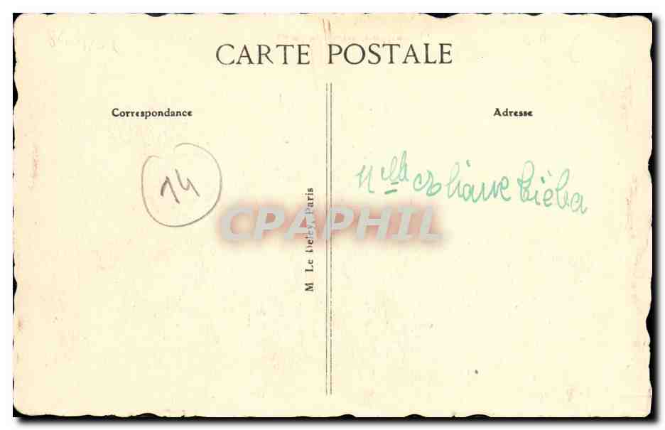 Deauville — Normandy-Hôtel — éditeur O.T.D. — Rückseite