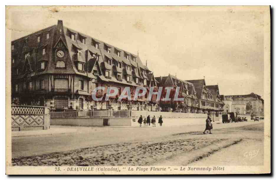 Deauville (Calvados), 'La Plage Fleurie', — Le Normandy-Hôtel — Gaby