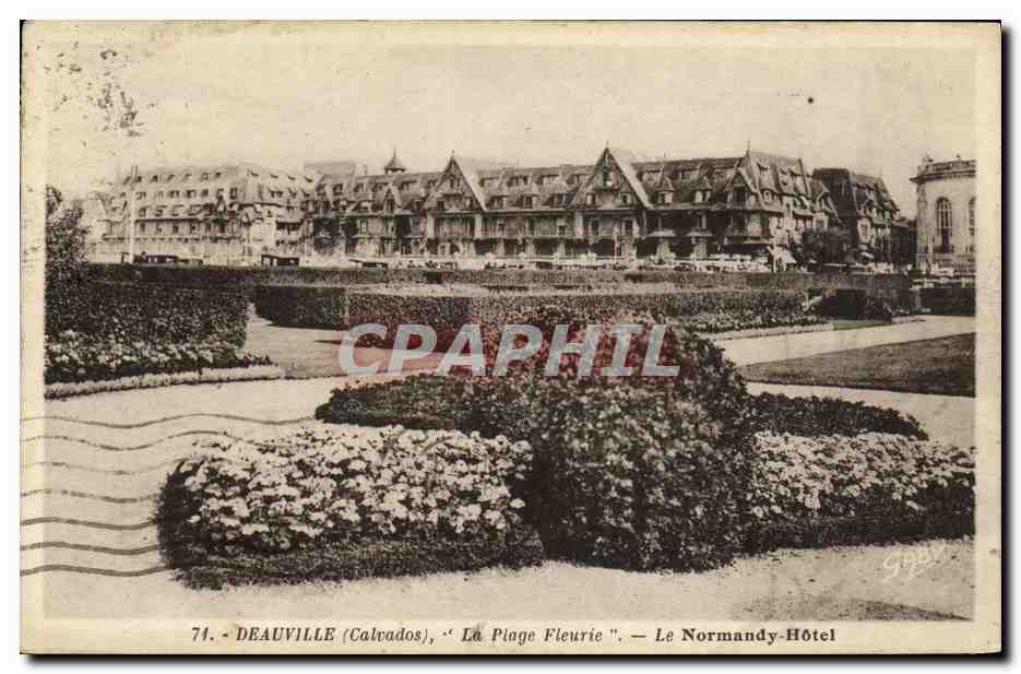 Deauville (Calvados), 'La Plage Fleurie' — Le Normandy-Hôtel