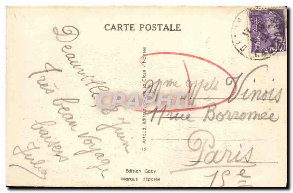 Deauville (Calvados), 'La Plage Fleurie' — Le Normandy-Hôtel — Achterkant