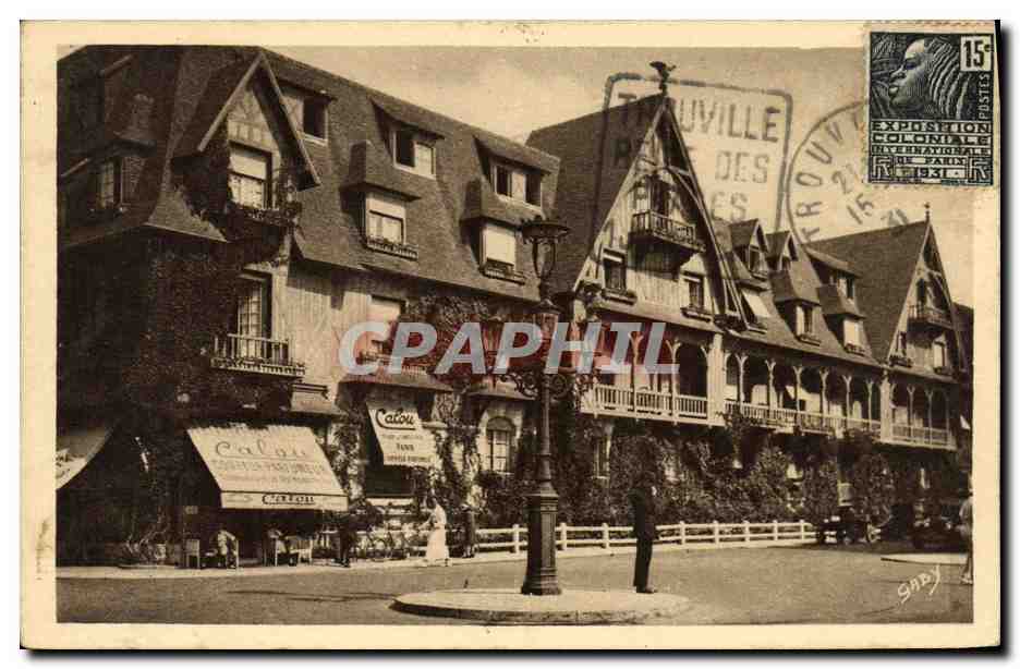 CPA Deauville La Plage Fleurie Le Normandy Hotel