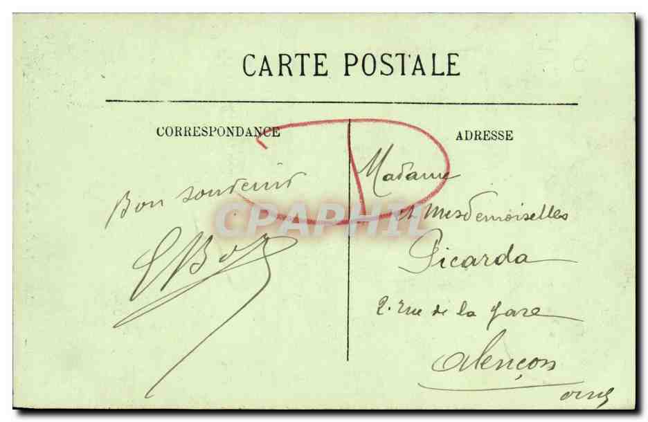 CPA Deauville Normandy Hotel Plage Fleurie La cour du Normandy Hotel — Verso