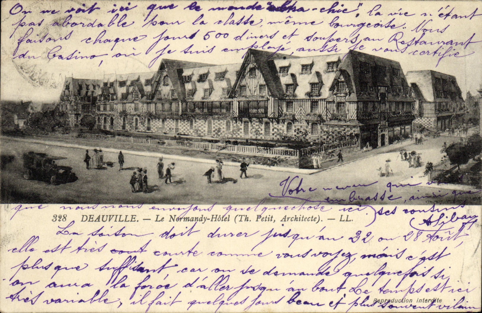 Deauville — Le Normandy-Hôtel (Th. Petit, Architecte) — LL.