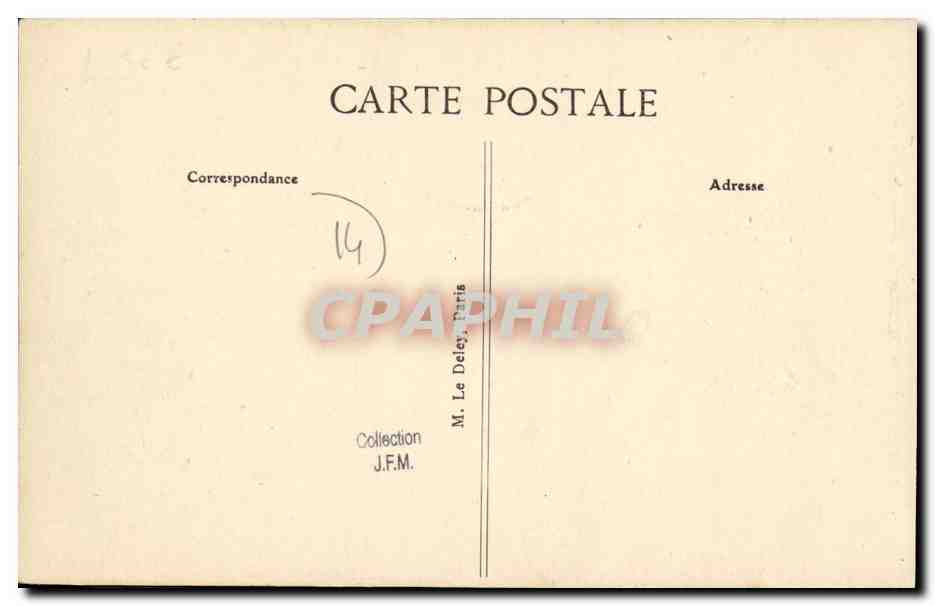 Deauville — Hôtel Normandy — B.I.D. éditeur n°400 — Verso