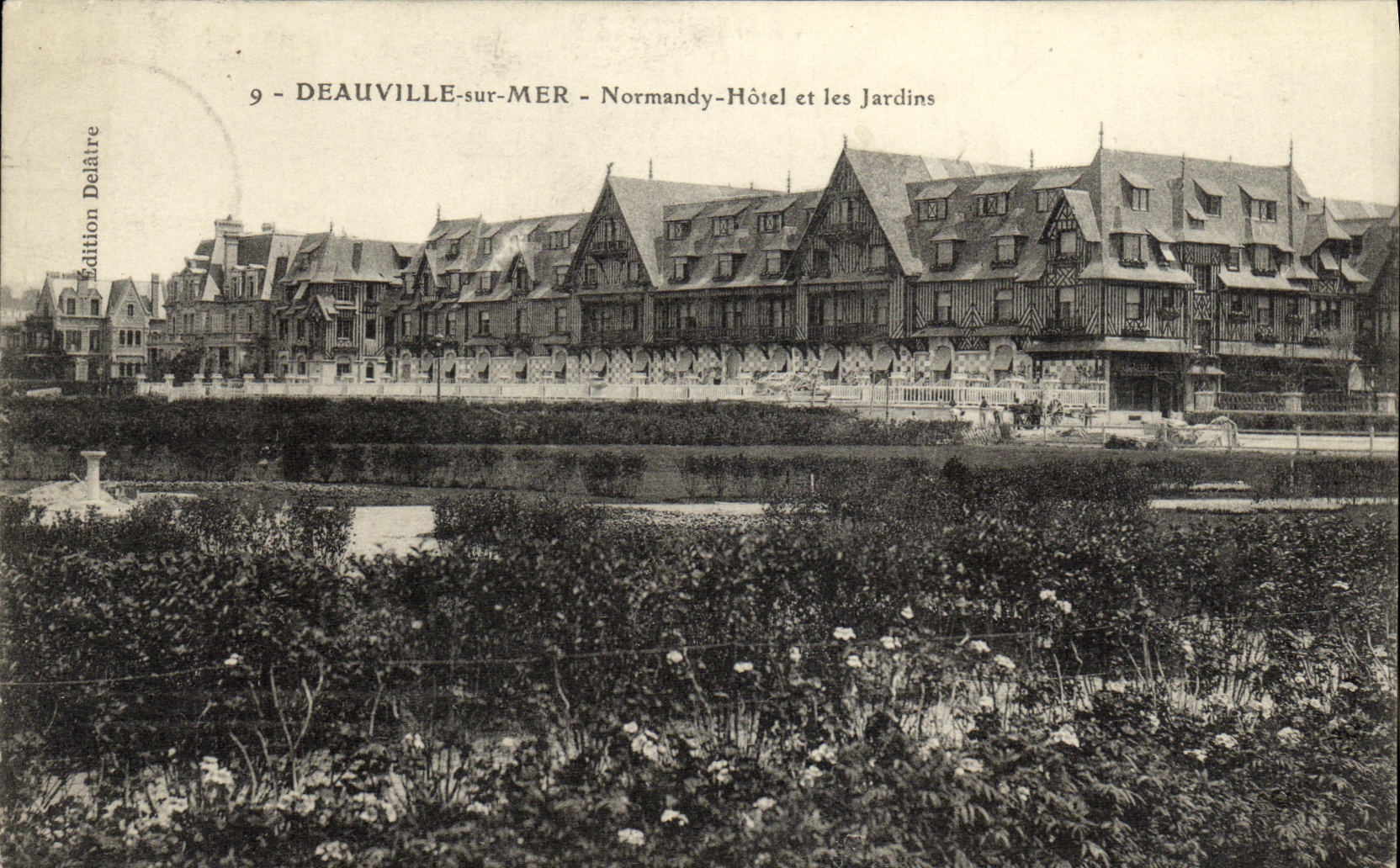 Deauville-sur-Mer — Normandy-Hôtel et les Jardins — Édition Delâtre