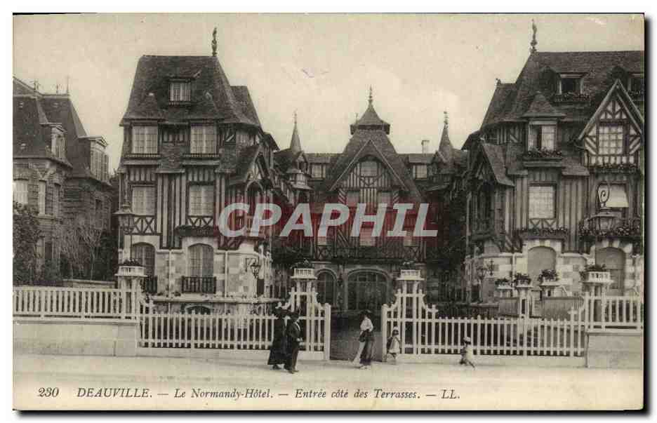 Deauville — Le Normandy-Hôtel — Entrée côté des Terrasses — LL. — N° 290