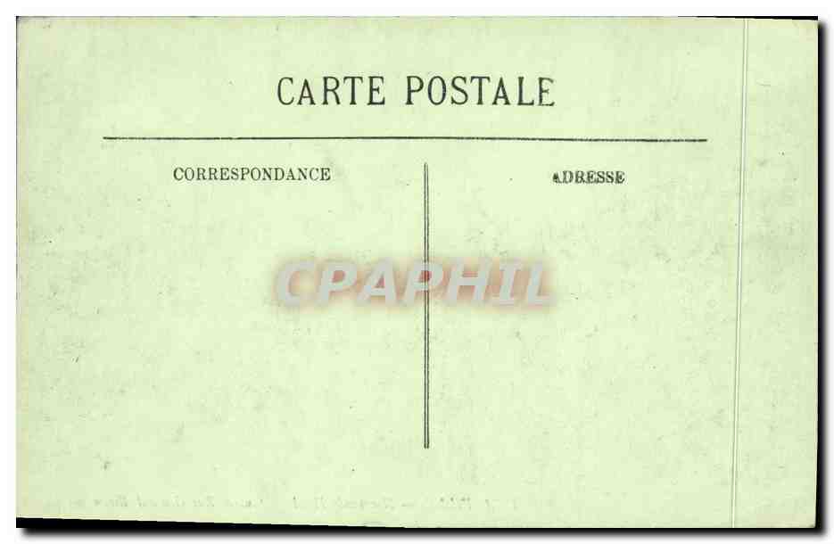 CPA Deauville Normandy Hotel Entree Rue Gontaut Biron Automobile — Verso