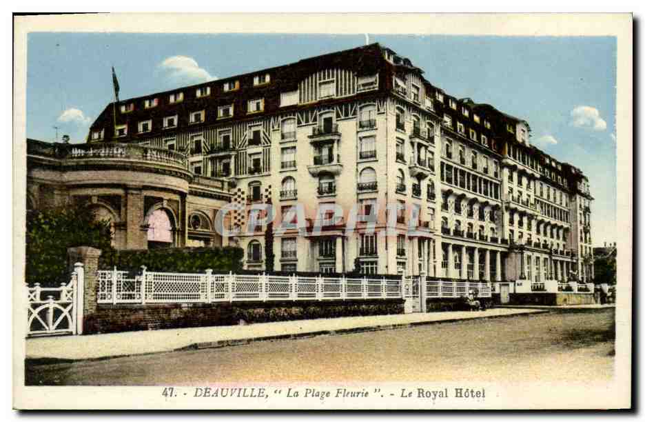Deauville, "Die Blütenstränd" — Das Royal Hotel — G. Arnaud, Nantes