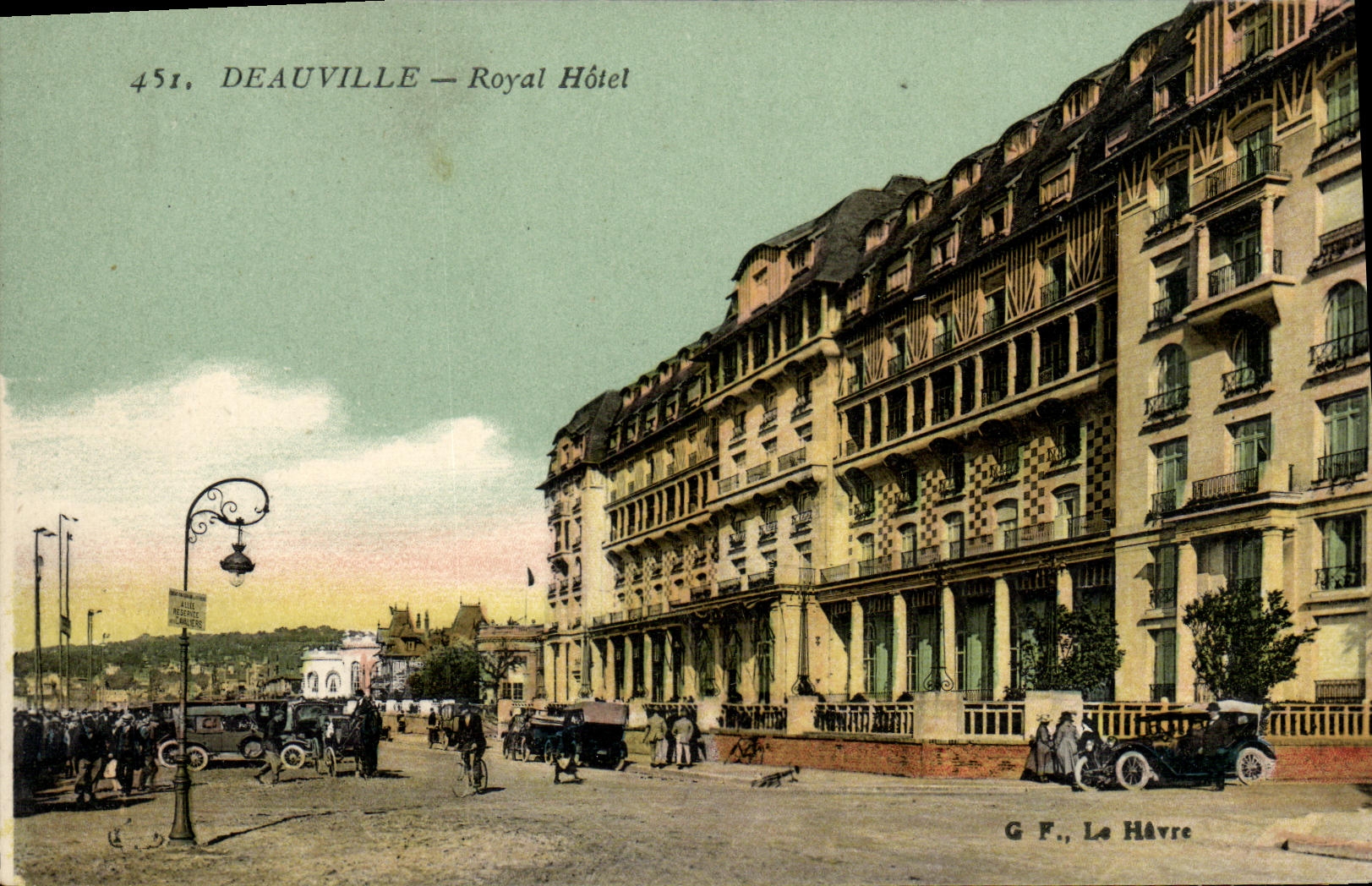 Deauville — Royal Hôtel — G F., Le Havre