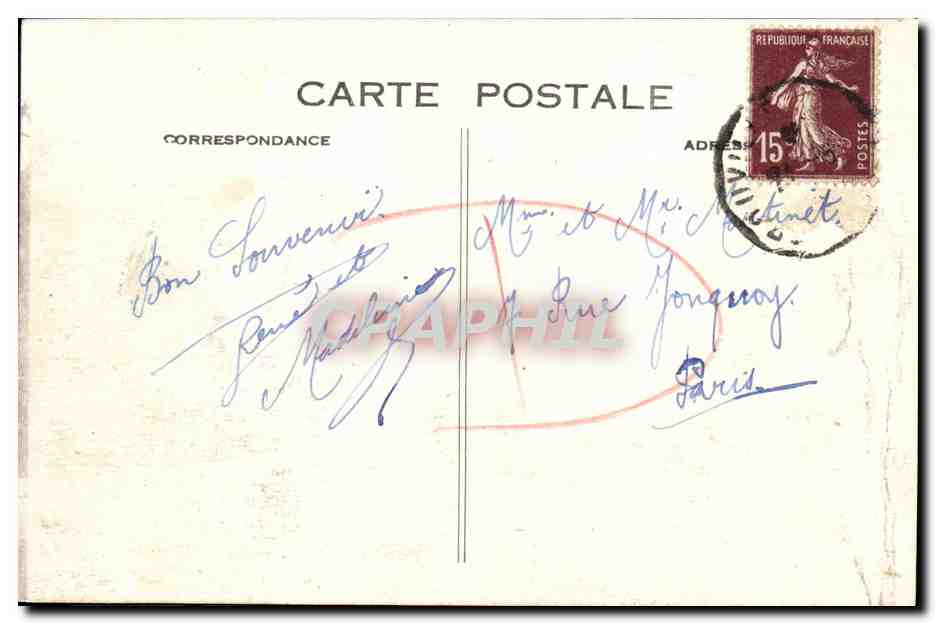 CPA Deauville La Plage Fleurie Royal Hotel et le Jardin — Verso