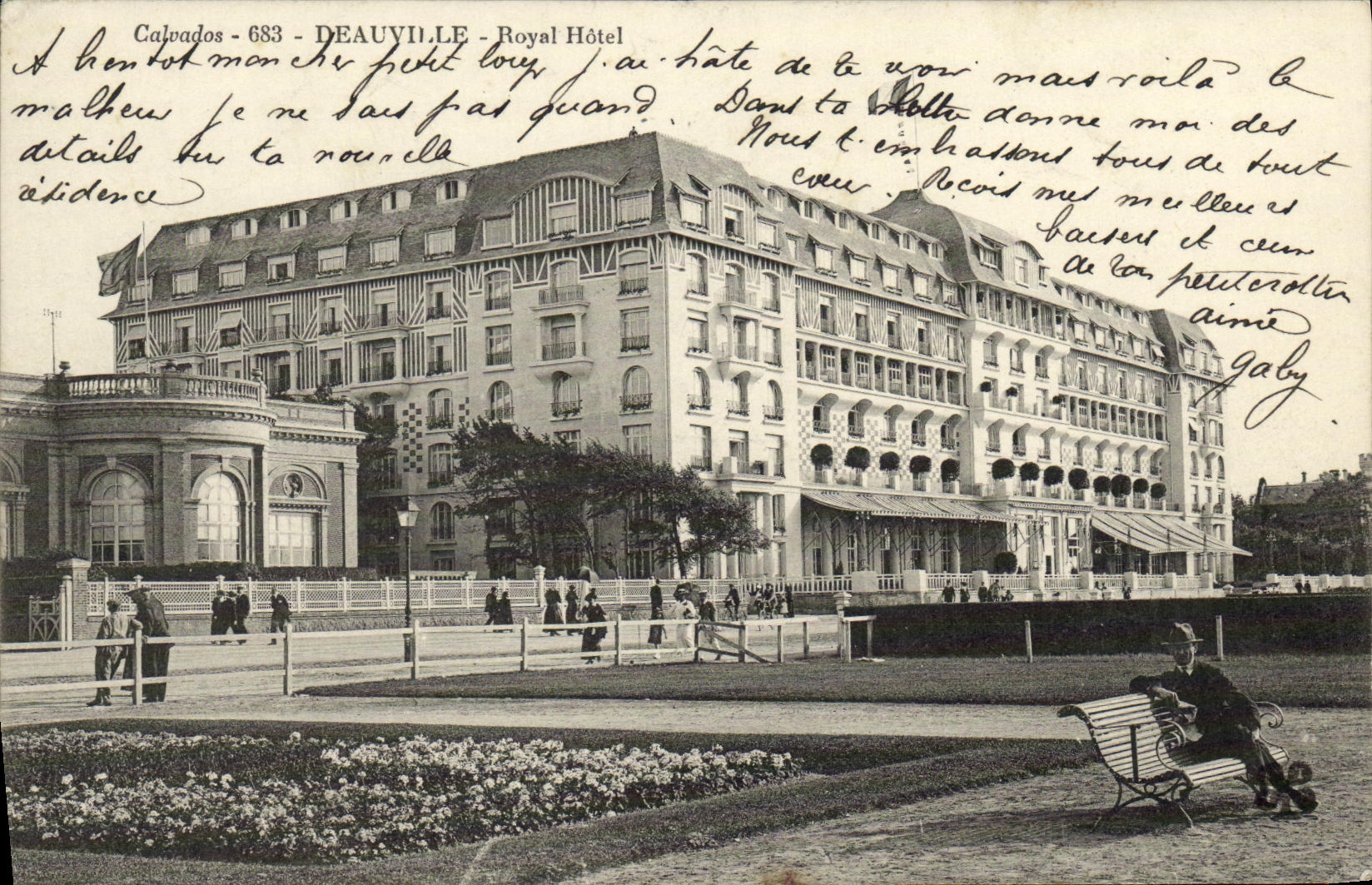 Deauville - Royal Hotel — Calvados 683 — unknown publisher