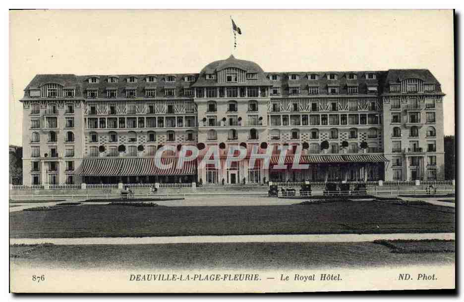 Deauville-La-Plage-Fleurie — El Hotel Royal — ND. Fot.
