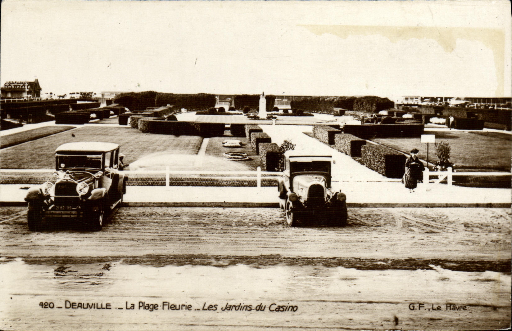 Deauville — The Flowering Beach — The Casino Gardens — G.F., Le Havre