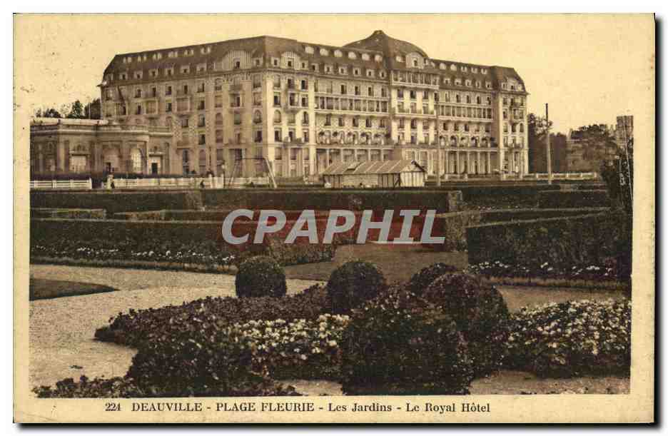 Deauville - Plage Fleurie - Les Jardins - Le Royal Hôtel