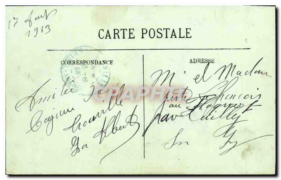 Deauville — Les Jardins et les Bains — LL. n°340 — Verso