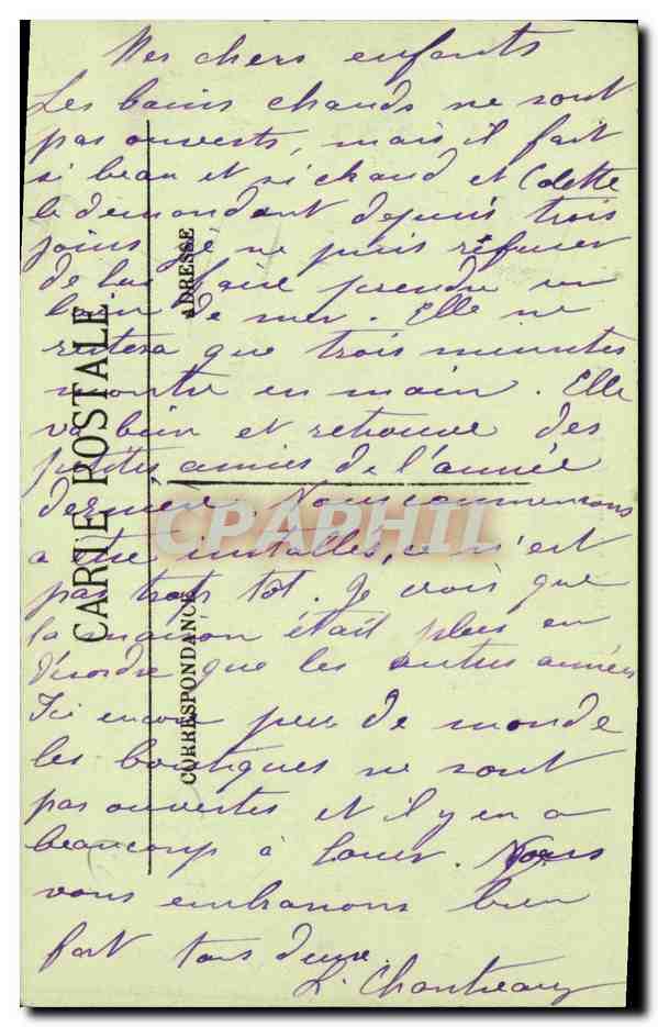 Deauville, la Plage Fleurie — Les Jeux des tout petits — LL. — Verso