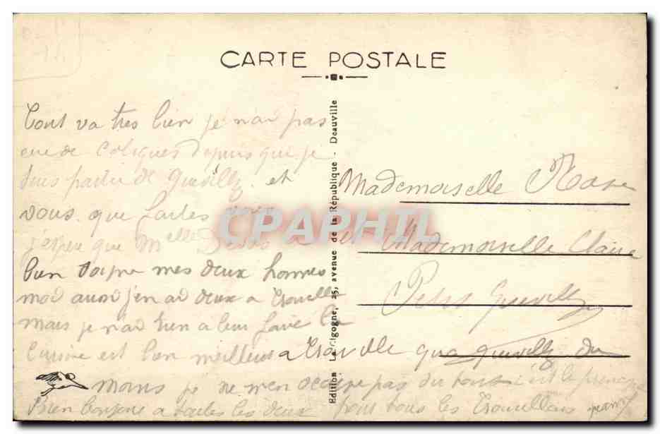 Deauville, la Plage Fleurie - La Jetée et le Chenal - Éditeur La Gogner, 35, avenue de la République — Rückseite